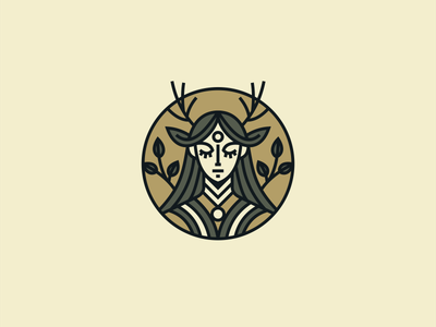Forest Druid Logo Design