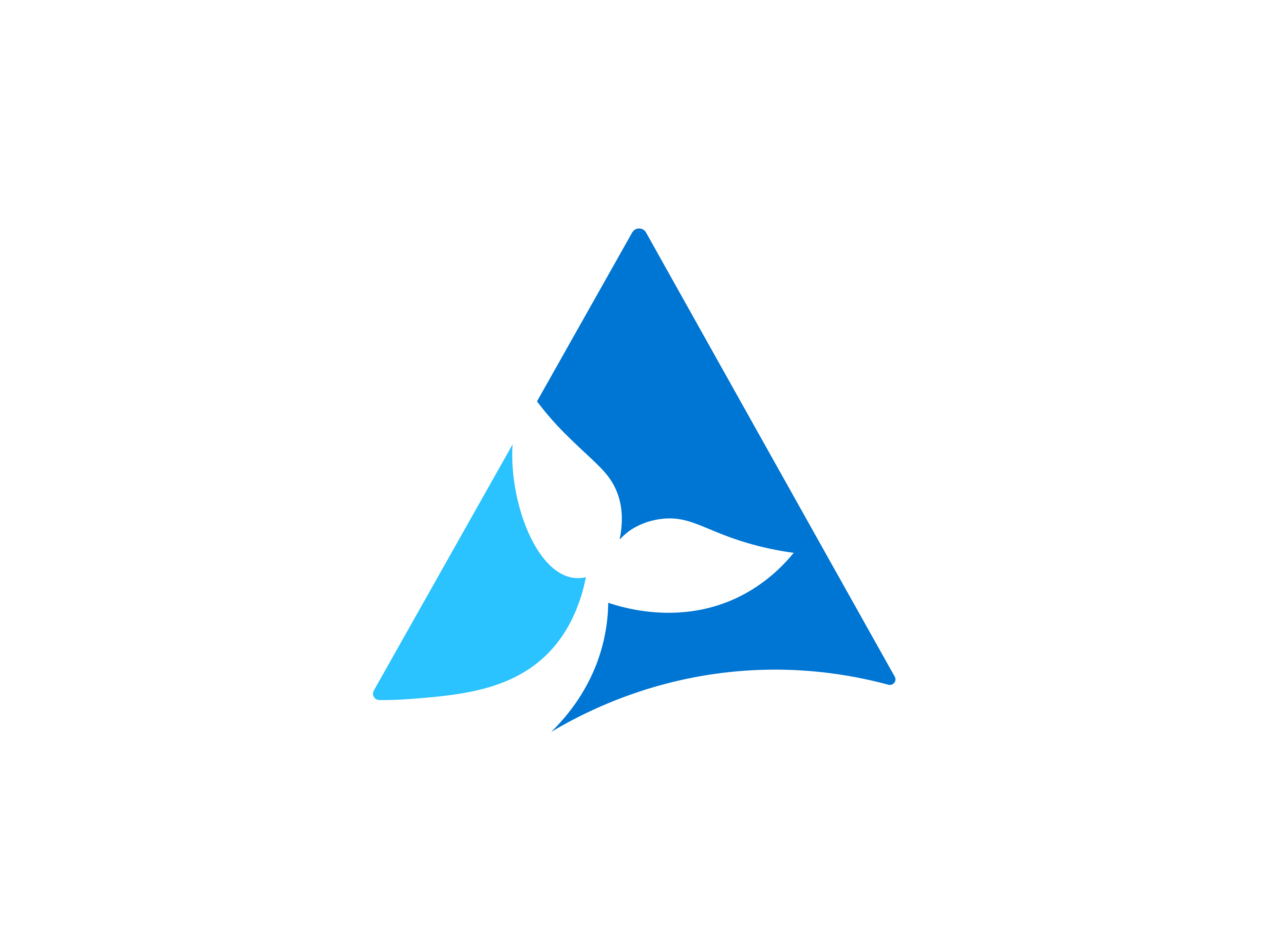 Letter A Fish Tail Mark image 1