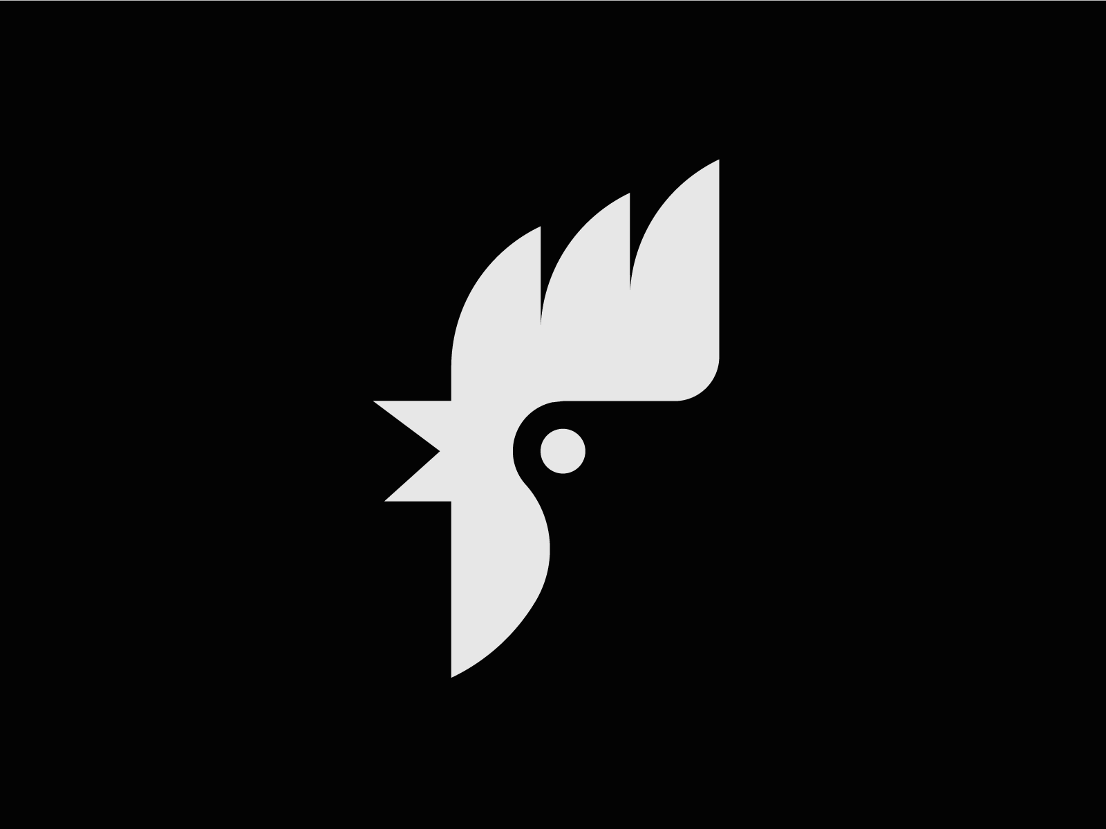 Geometric Rooster Mark image 1