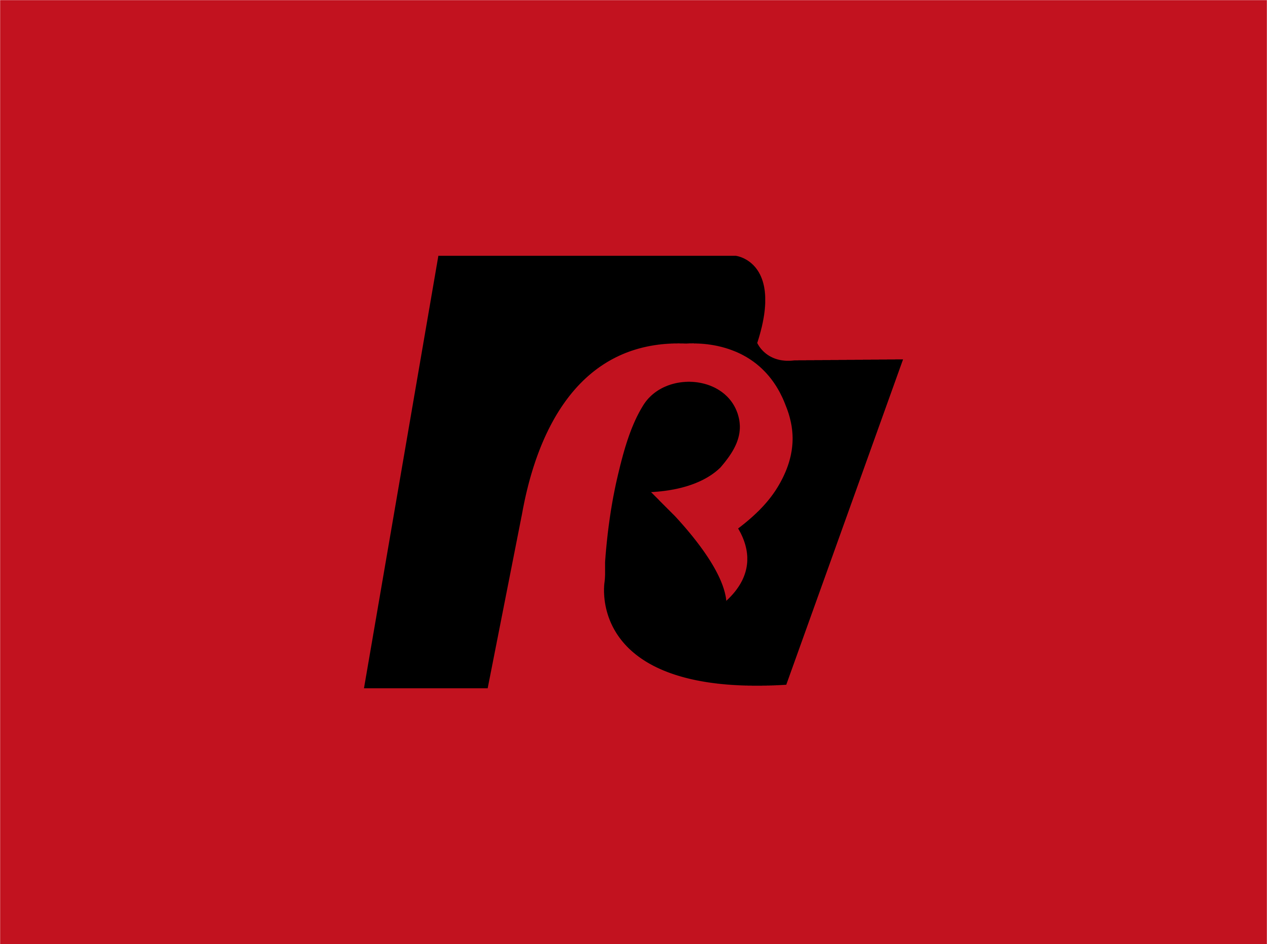 Bold R Letter image 1