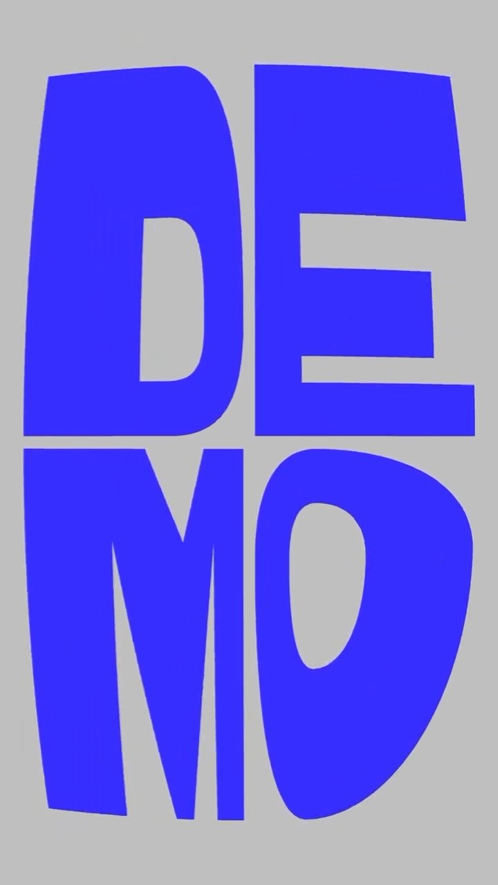 DEMO Festival animation poster 1