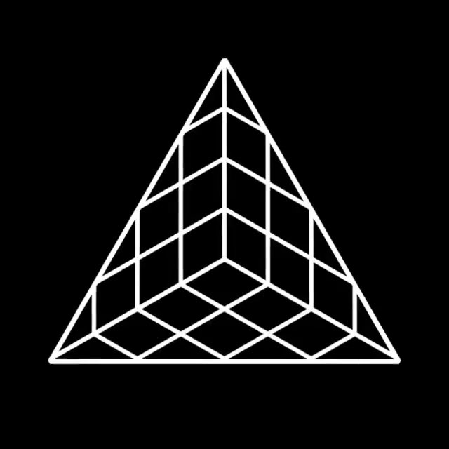 Wireframe Pyramid Mark animation poster 1