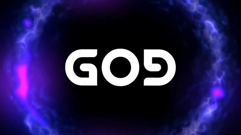 GOD Ambigram animation poster 1