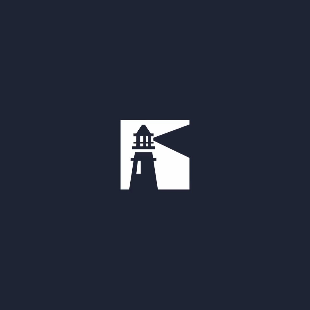 Lighthouse Negative Space Mark animation poster 1